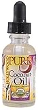 Hollywood Beauty Pure Organic Coconut Oil, 1 oz (Pack of 4)