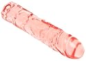 California Exotics Junior Dildo, Veined Chubby Translucence, 8.5"