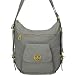 baggallini Brussels Bagg: Pewter/Mimosa - Gold hardware Travel Totes
