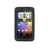 高耐衝撃性＋防塵機能＋防滴機能 au HTC EVO WiMAX ケース Trident Electra シリーズ　長持ち（約２倍）バッテリー付き (ブラック)