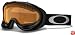 Oakley Unisex-Adult A Frame Snow Goggles (Jet Black, Persimmon)