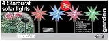 Gardman Proteam SL1071 - Set of 4 Starburst Colour Changing Solar Garden LED Lights