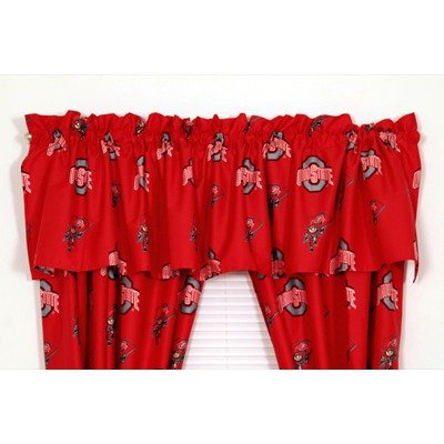 Ohio State Printed Curtain Valance