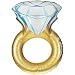 Wedding Ring Shape Balloon, 37"
