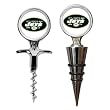 New York Jets NFL Cork Screw and Wine Bottle Topper Set by Great American Products