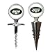 New York Jets NFL Cork Screw and Wine Bottle Topper Set