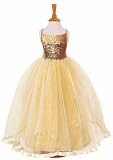 Gold Sequin Ballgown - Age 9-10 Years