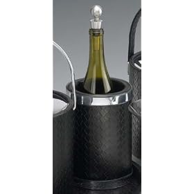 Kraftware 46378 San Remo Eclipse Deluxe Wine Chiller with Chrome Band by Kraftware