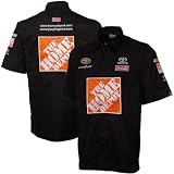 Chase Authentics Joey Logano Pit Crew Button-Up Shirt - Black (Medium)