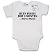 Dirty Fingers - Been inside for 9 months...Out on Parole - Baby & Toddler Short Sleeve Bodysuit / BabyGrow, 0-3 months, White