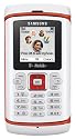 Samsung Comeback t559 Phone, Frost Silver/Cherry (T-Mobile)