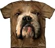 The Mountain Bulldog Face Adult T-shirt Tee