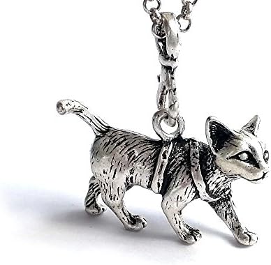 Cat Charm - Kitty Necklace Feline Fashion Pendant - Animal Gift Jewelry