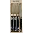 Black Handles Laguiole Verdier Heavy Duty Boxed Set of 6 Knives