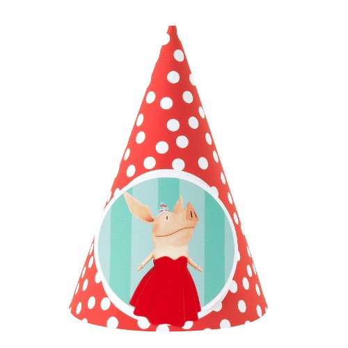 Olivia Cone Hats (8) Party Supplies