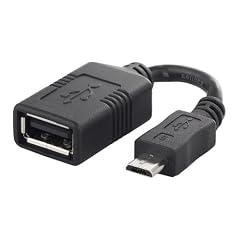 iBUFFALO USB(microB to A)変換アダプター ブラック BSMPC11C01BK