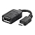 iBUFFALO USB(microB to A)変換アダプター ブラック BSMPC11C01BK