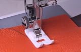Non-stick Teflon Sewing Machine Presser Foot - Fits All Low Shank Snap-on Singer*, Brother, Babylock, Viking (Husky Series), Euro-pro, Janome, Kenmore, White, Juki, Bernina (Bernette Series), New Home, Necchi, Elna and More!