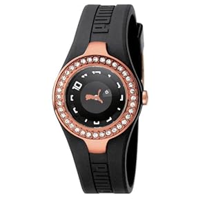 Puma Women's PU101122004 Active Collection Dynamic Posh Jeweled Watch