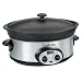 Kitchen & Housewares : Rival SCVDI600SP 6-Quart Premium VersaWare Crock Pot Slow Cooker, For Sauteing/Cooking/Serving/Storing