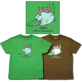 Authentic BindiWear “Little Croc” short-sleeve cotton tee for children