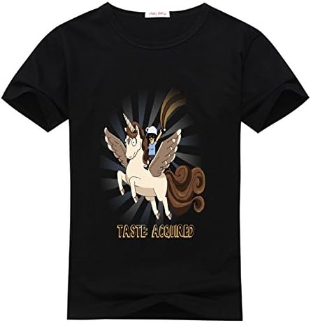 Doah Mens T-Shirts Tina Belcher Taste Acquired XXX-Large Black