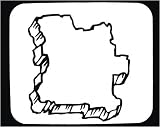 Mouse Pad with Angola, geographical, map