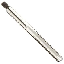 Union Butterfield 1534(UNC)/1534(UNF) High-Speed Steel Spiral Point Tap, Uncoated (Bright) Finish, Round Shank with Square End