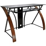 Bello 47-Inch Computer Desk with Curved Wood (CD8841)
