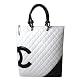 CHANEL シャネル A28126 WH/BK カンボンライン バッグ