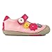 Momo Baby Girls First Walker/Toddler Flower Power Mary Jane Leather Shoes
