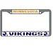 Minnesota Vikings NFL Chrome License Plate Frame