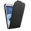 Kolay Funda Solapa De Cuero PU Para Samsung Galaxy S3 SIII i9300 Color Negro