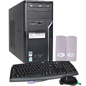 Acer Aspire Pentium Dual Core 1.6GHz 1GB 250GB DVD�RW Vista