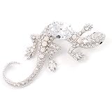 Iridescent Regal Jumbo Lizard Costume Brooch