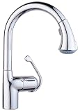 GROHE 33758000 LadyLux Cafe High Profile Pull Out Kitchen Faucet, Chrome