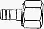 Watts Brass & Tubular WP13B-0808PB Female Pipe Thread Adapter - 1/2"x1/2" Pk/5
