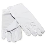 Adult White Wrist Length Gloves