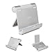 Anker Multi-Angle Portable Stand for Tablets 7-10 inch, Pad E-readers and Smartphones, Durable Aluminum Body, Compatible with Apple iPhone 6 Plus 5S 5C 5 4S 4, iPad Mini Retina 2 3, iPad Air / iPad Air 2; Samsung Galaxy S6 S5 mini S4 S3; Note 6 5 4 3 8 10 Edge; Tab 2 3 4 Pro; Google Nexus 6 9 7 5 4; HTC One M7 M8 M9; LG G4 G3 G2; Lumia 435 940; Oneplus one (Silver)