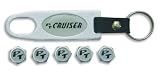 Autotecnica 810806 Chrysler PT Cruiser Key Chain and Valve Caps Set