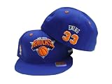 New York Knicks Blue Patrick Ewing Mitchell & Ness Throwback Hat / Cap