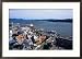 City Buildings on Saint Lawrence River and Harbour, Quebec City, Canada Collections Framed Art Poster Print by Nicholas Reuss, 29x21