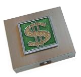 Dollar Sign Gold Travel Jewelry Case