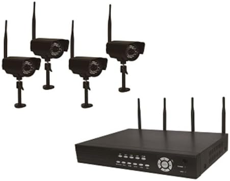 Astrotel DVR-DIG4 2.4GHz H.264 Digital Wireless DVR System with 4 CCD Cameras