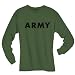 ARMY Long Sleeve T-Shirt - Military Style Physical Training T-Shirt in military green