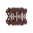 Beaded Web Elastic Bracelet (Chocolate Brown) (I Goth You)