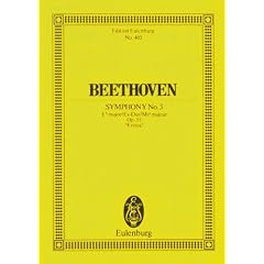 Sinfonie Nr. 3 Es-Dur: "Eroica". op. 55. Orchester. Studienpartitur. (Eulenburg Studienpartituren)