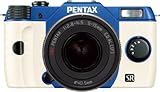 PENTAX デジタル一眼カメラ Q10 レンズキット サファイヤブルー/ホワイト054 Q10 LENSKIT BL/WH 054 PENTAX デジタル一眼カメラ Q10 レンズキット サファイヤブルー/ホワイト054 Q10 LENSKIT BL/WH 054