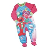 Sesame Street Elmo & Abby Cadabby Toddler Girls Footed Blanket Sleeper