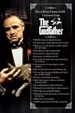 (24x36) Godfather Movie (Everything I Know in Life) Poster Print
